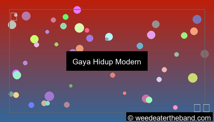 gaya hidup modern
