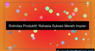 visual rutinitas produktif