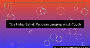 grafik tips hidup sehat